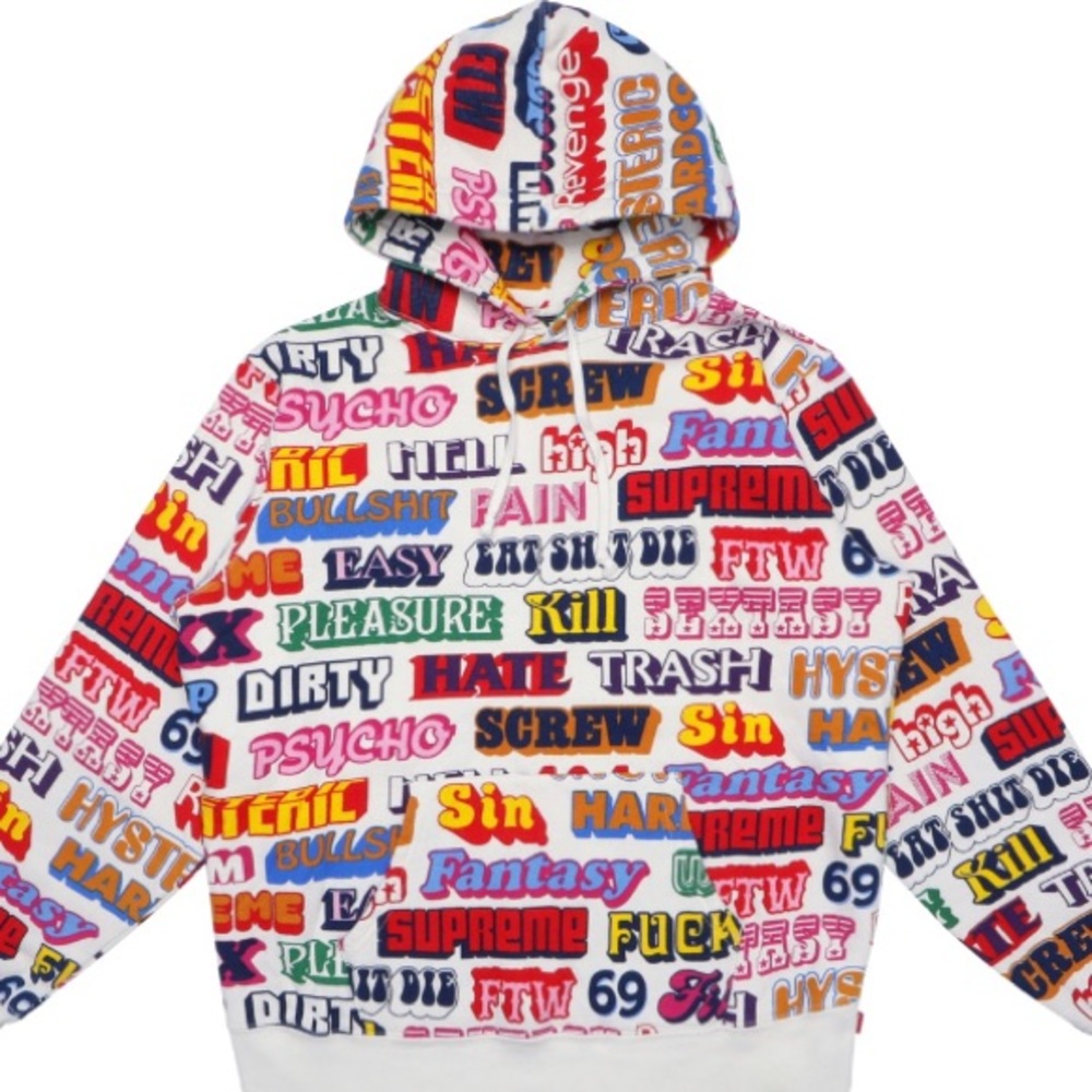 Supreme hysteric glamour hoodie